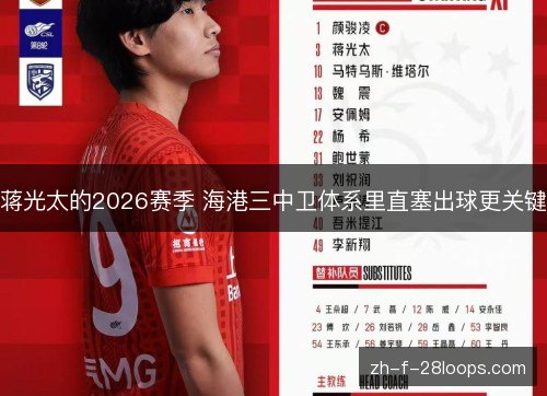 蒋光太的2026赛季 海港三中卫体系里直塞出球更关键 蒋光太的2026赛季 海港三中卫体系里直塞出球更关键
